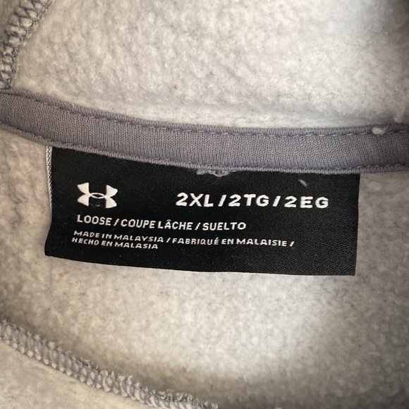 Under Armour Oversized Grey Hoodie - Picture 3 of 4